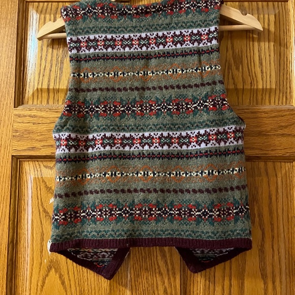 Zara vintage/grandma style wool vest - Picture 2 of 2